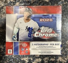 2026 Topps Chrome Baseball JUMBO Hobby Box | Factory Sealed