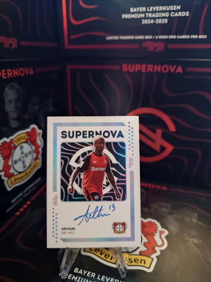 Supernova Leverkusen Ultimate Dropz  Arthur  19/26 On Card Auto 