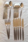 (23) Pcs UNF217 / Wheat pattern Stainless Japan Flatware set