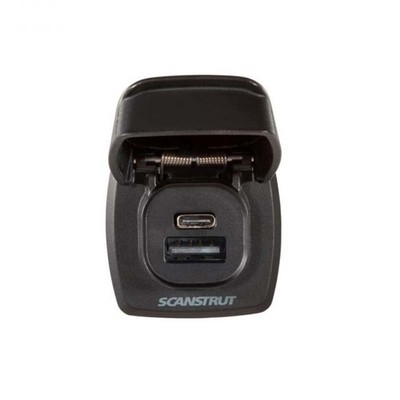 SCANSTRUT Flip Pro Plus - Dual USB-A + USB-C Ladeanschluss, 12/24V