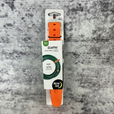 Nite Ize GearPro Utility Strap 24'' Orange 80lb Capacity USL24-31-R3S1