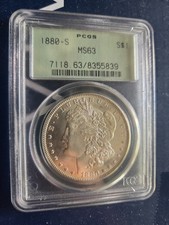 1880-S Morgan Dollar PCGS MS63 OGH ***RARE OLD GREEN HOLDER COIN***