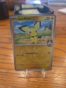 Ethan's Pichu Reverse Holofoil 071/182 Common SV10: Destined Rivals Near Mint