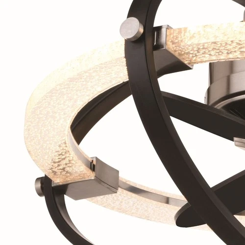 Galileo 1-Light Ceiling Fan in Contemporary and Globe Style 19.75 Inches Tall - Picture 7 of 10