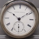 Antique Pocket Watch Hampden Springfield 7j Size 18s Fahys Oresilver 56mm c1878 — photo 2