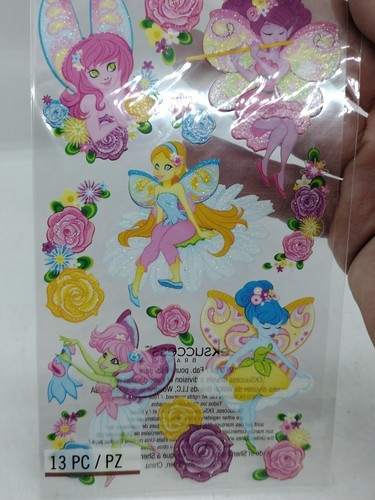 GLITTER FAIRY STICKERS BY STICKO - RETIRED SCRAPBOOKING STICKER - Picture 4 of 8