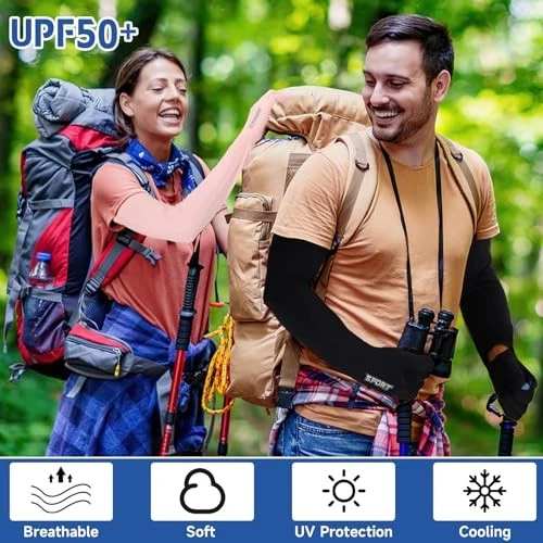 3 pares de guantes largos UV para el sol para mujer con pantalla táctil rosa para conducir, gris profundo, negro Foto 2 de 4