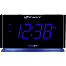 Alarm Clock Radio with Bluetooth Speaker, Large LED Display and Night Light