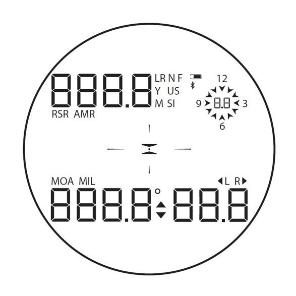 Revic Acura BR10 Binocular Laser Rangefinder 10x42 with Ballistics New USA Wty