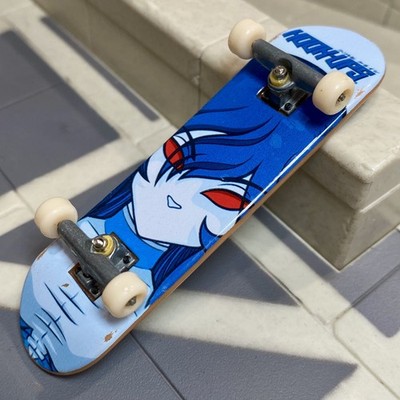 Vintage Hook Ups Red Eyes Syntax Anime Girl Tech Deck Fingerboard Complete