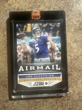 2013 Score - Airmail Joe Flacco #223 Black #/6 Baltimore Ravens