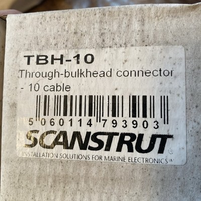 Scanstrut TBH-10, Through Bulkhead Cable Seal, 10 Cable New.