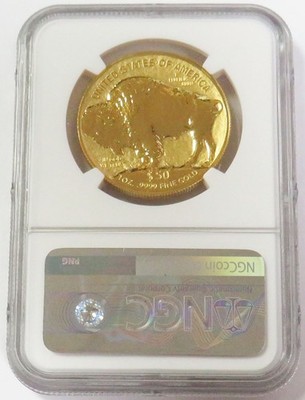 2013 W GOLD MERCANTI LEGACY SERIES $50 BUFFALO 1oz NGC REVERSE PF