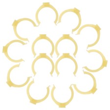  20 Pcs Furniture Leg Plinth Clips Cabinets Kick Board Hardware Fastener Support