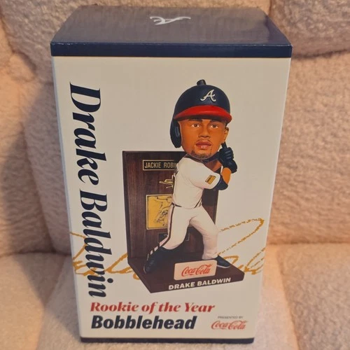 New ListingCoca-Cola Drake Baldwin Rookie of the Year Bobblehead Atlanta Braves MLB 2025