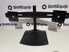 ERGOTRON Black DS100 Complete Dual Horizontal Computer Monitor Desk Stand