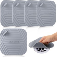 4 Pcs Shower Drain Cover Silicone Tub Stopper Floor Drain Cover Keep Bugs Out