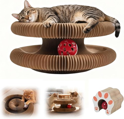 #ad #ad Twisty Paws Cat Toy Extra Thick amp; Large Cat Scratching Board with Bell Ball $25.99