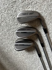 Titleist Vokey SM10 Black Nickel 50° 54° 58° Wedge Set Project X Shafts