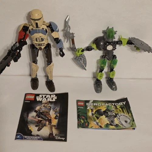 Star Wars Scarif Stormtrooper Set 75523 Hero Factory Brain Attack 44006 - Breez