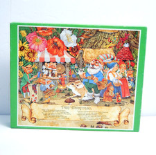 Fairy Marketplace Puzzle Fantasy Woodland Faerie Market Scene Sealed VTG Jigsaw