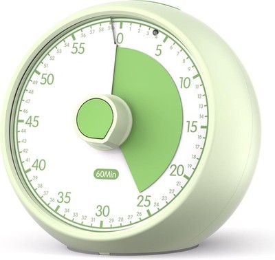 Time Timer Visueller Timer Kinder 60 Minuten Countdown Timer - Ideal für ADHS...