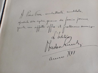 'Vom savoyischen Nest zum Thron Italiens' (1934) (Autogrammweihe des Verlags)  