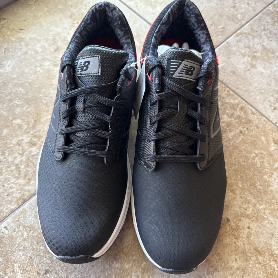 (TALLA NO COINCIDENTE) New Balance Brighton Hombre L 13 4E & R 12D Golf NBG2010BK Foto 3 de 4