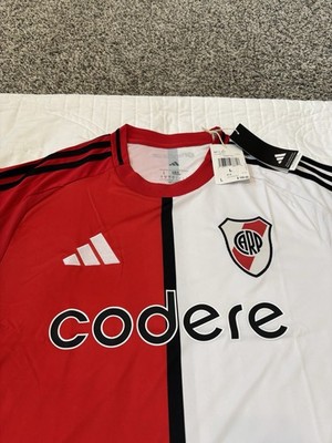 Adidas River Plate Large Third Jersey White/Scarlet 24/25 NWT IV8192 NWT $100