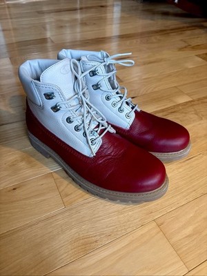 Panama Jack CL10 chukka boots. Red With White Uppers. Havana Joe. Size 11.5 Nice