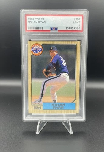 1987 Topps Nolan Ryan #757 - Mint PSA 9 HOF Astros