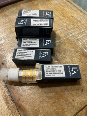 Lot of 7 EmeryAllen G8 LED Bulbs 3.8W 2700K 380 Lumens 80+ CRI ETL