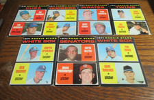 7) 1971 Topps Rookie baseball cards #13 #27 #74 Twins #93 #121 #188 #458 W/Sox