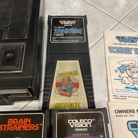 Vintage Coleco Vision Video Game System MODEL 2400 & 14 Games!!!