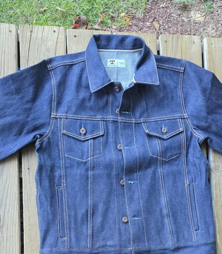 Tellason Denim Jacket - Selvedge Denim  100% Cotton Made In U.S.A FABRIC IN JAP - product listing photo