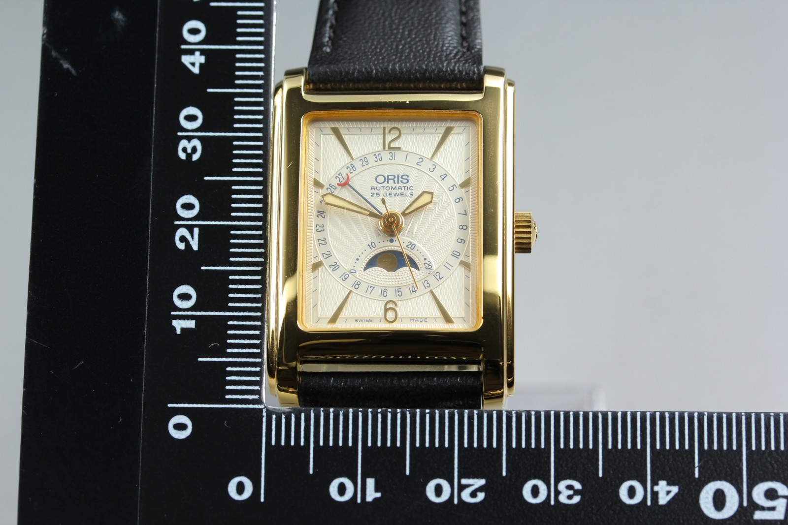 [Near MINT] ORIS Rectangular Pointer Date B7460 2… - image 11