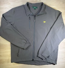 Masters Jacket Mens Large Gray Peter Millar Full Zip Golf Augusta National Coat