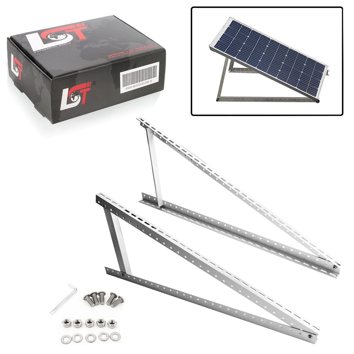 3X Solar Panel Solar Module Bracket 1140Mm Photovoltaic Mounting PV Installation