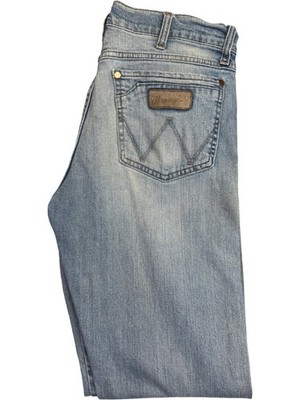 Wrangler Jeans Herren Slim Straight 32 hellblau Denim - 1283