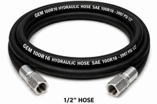 1/2" 2 Wire100R16 Hydraulic Hose Assembly JIC#10 Female Swivel Fitting PSI 3987