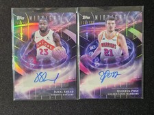 2025 Topps Midnight Autographs Lot Of 2 Quinten Post/199 Jamal Shead/199 