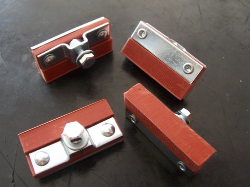 2 COPPIE TAPPI FRENO ROSSI R A BACCHETTA PER FRENI A PISTONCINO BICI  D'EPOCA | eBay