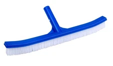18" Curved Swimming Pool Spa Wall & Floor Brush w/Nylon Bristles              