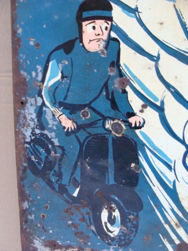 Insegna Purfina miscela per scooter Vespa Lambretta - Picture 6 of 12
