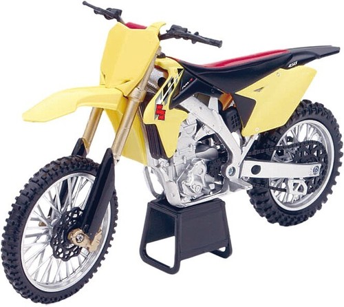NEW-RAY REPLICA 1:12 RACE BIKE 14 SUZUKI RMZ4540 YELLOW - 57643 - 第 1/1 張圖片
