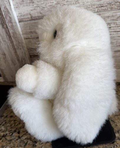 Animal Adventure Bunny Rabbit White Flop Lop Long Ear Plush 14” - Picture 3 of 9