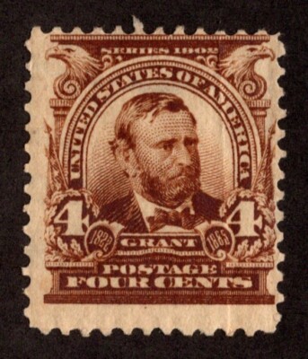 KAPPYSstamps US REGULAR ISSUE 1902 SCOTT 303 $.04 MINT HINGED OG