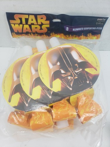 2 Bomboniere Vintage Star Wars 2005 Party Blowouts (8 ct) Totale 16 Festa Compleanno - Foto 7 di 7