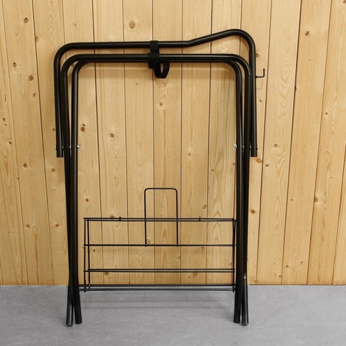 2 PCS Saddle Rack Portable Folding Horse Saddle Stand for English Western Saddle - Picture 6 of 9