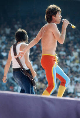 Tattoo You Tour Mick Jagger Keith Richards The Rolling Stones 1982 PHOTO 1